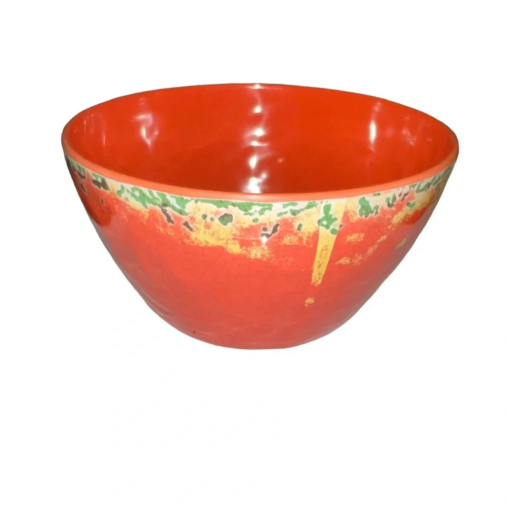 Three small Tommy Bahama melamine plastic salad bowls‎